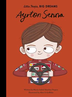 小男孩,大梦想：埃尔顿·塞纳 Ayrton Senna 英文原版 精装绘本 名人传记 Little People, BIG DREAMS