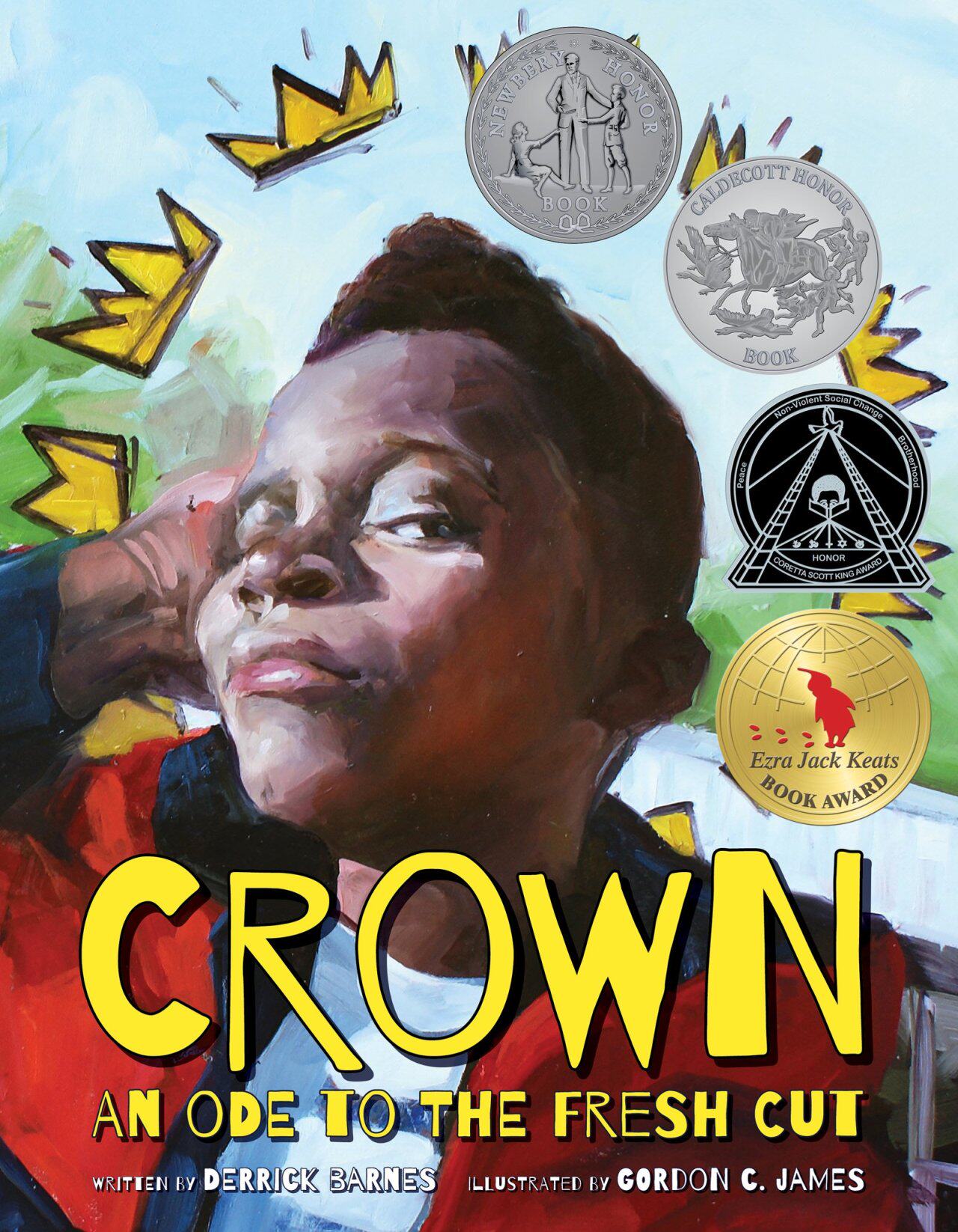 英文原版 皇冠 2018年纽伯瑞、凯迪克双料获奖作品 精装绘本 Crown: An Ode to the Fresh Cut