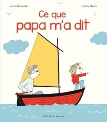 现货 法语原版 爸爸对我说 Ce que papa m’a dit Astrid Desbordes 亲子 父子关系 Pauline Martin插图绘本