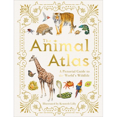 预订 动物地图集：世界野生动物图解指南 DK 图集 动物故事 英文版 The Animal Atlas: A Pictorial Guide to the World's Wildlif