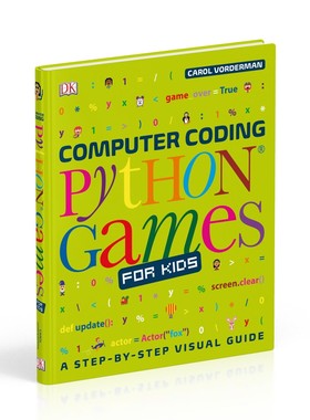 英文原版 DK图解儿童编程：用Python写游戏 Computer Coding Python Games for Kids