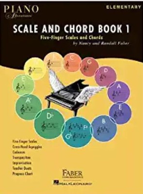 阶和弦教程1 菲伯尔钢琴音  英文原版 Scale and Chord, Book 1: Five-Finger Scales and Chords