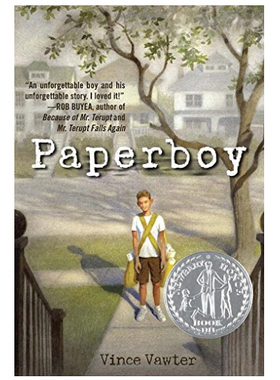 英文原版 Paperboy 送报男孩 纽伯瑞银奖小说