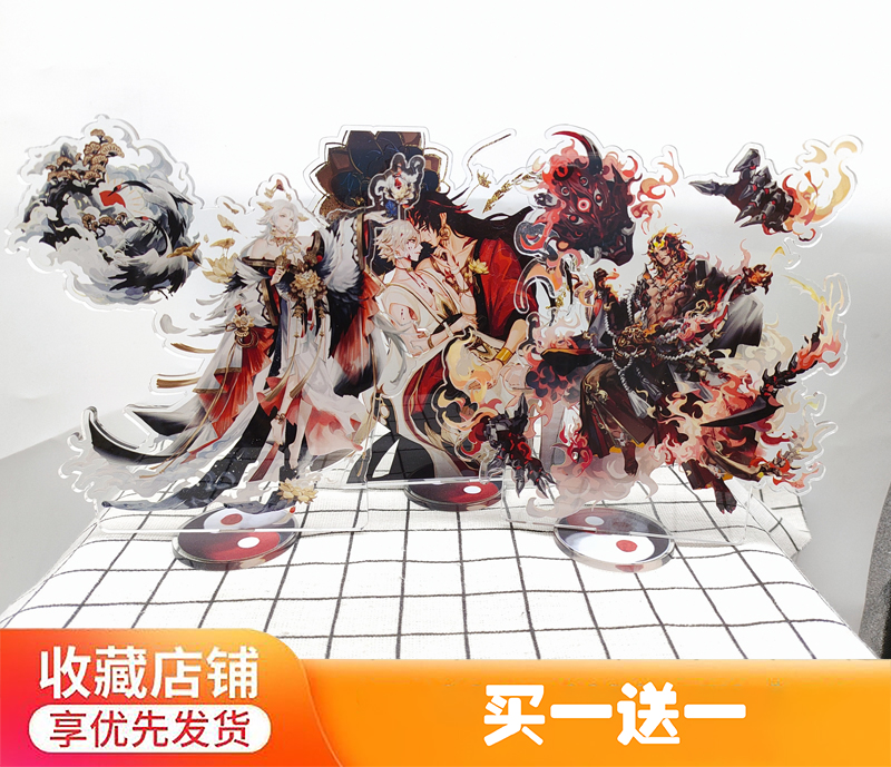 帝释天立牌阴阳师手游阿修罗帝释天典藏皮肤周边亚克力立牌绘摆件