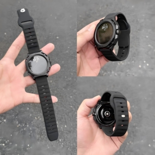 适用华为GT cyber硅胶表带表壳高级gt3pro智能gt4/5腕带watch4Pro