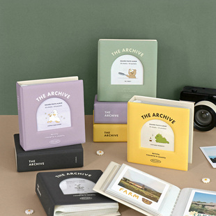 韩国iconic可爱卡通拍立得方形相片相册收纳册ins小马宝莉小卡册