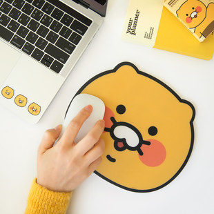 饰垫子 韩国Kakao可爱春植猫卡通鼠标垫家用办公PVC防滑鼠垫桌面装