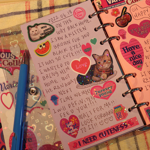 横线空白A6计划内页6孔替芯纸