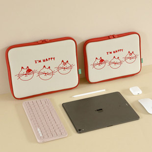 韩国dailylike可爱11寸iPad Pro平板12.9寸电脑包键盘防震收纳包