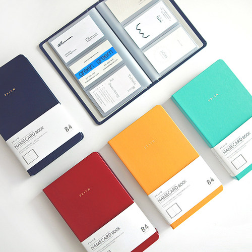 indigo简约纯色硬面名片卡册相簿