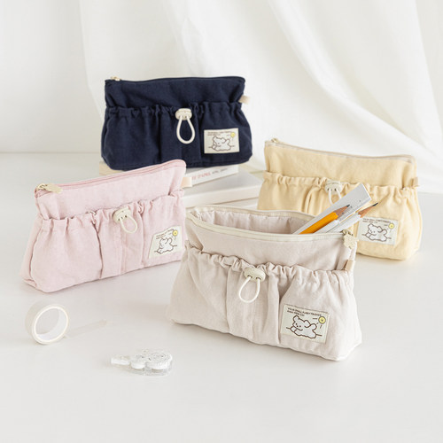 韩国正品可爱大容量文具笔袋收纳
