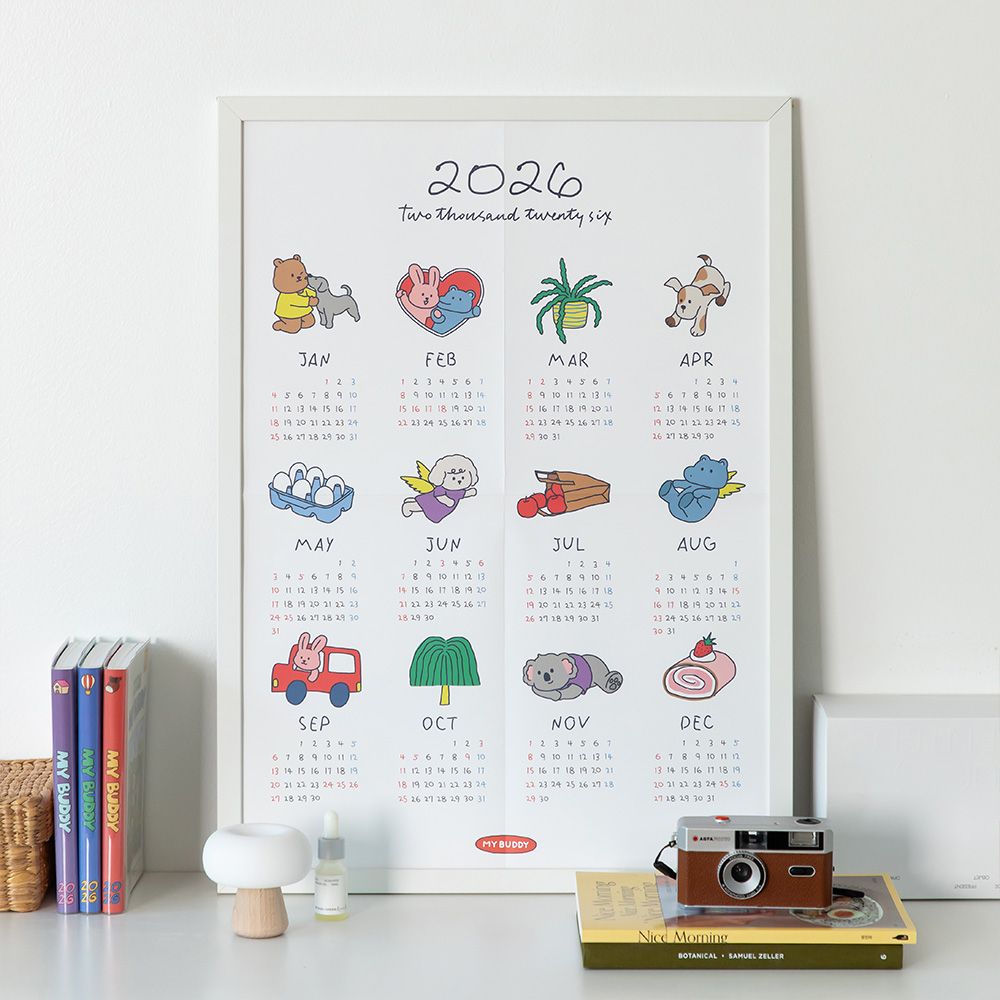 【dailylike卡通2026日历年历】