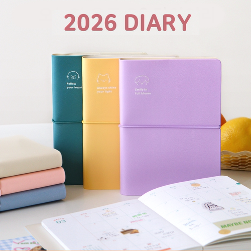 韩国indigo2026新八分格周计划本