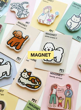 韩国ZEROPERZERO旅行纪念亚克力磁性贴创意留言白板装饰冰箱贴ins