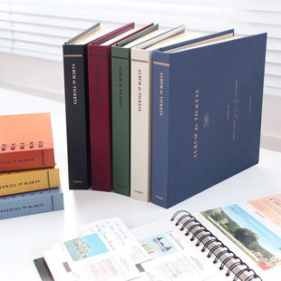 韩国进口iconic高档演唱会票据收纳本电影票收藏本景点门票纪念册