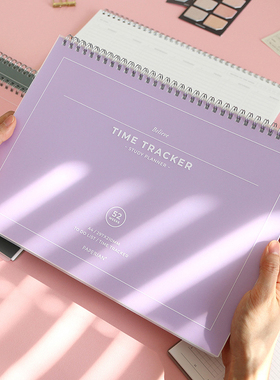 韩国paperian学习计划目标效率365天桌面每周计划本备忘录记事本