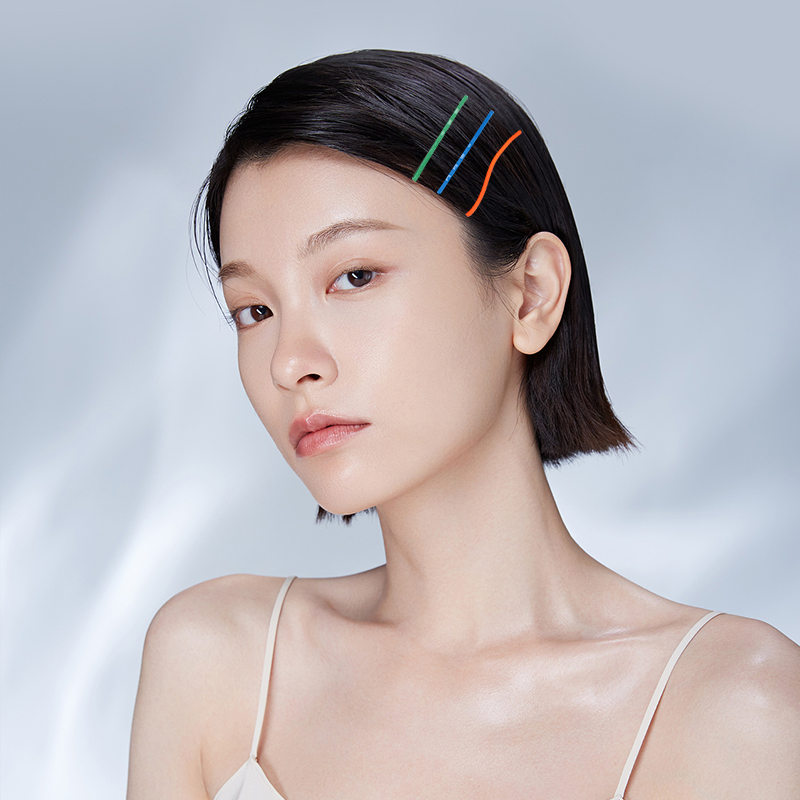 彩色少女童一字夹侧边夹子