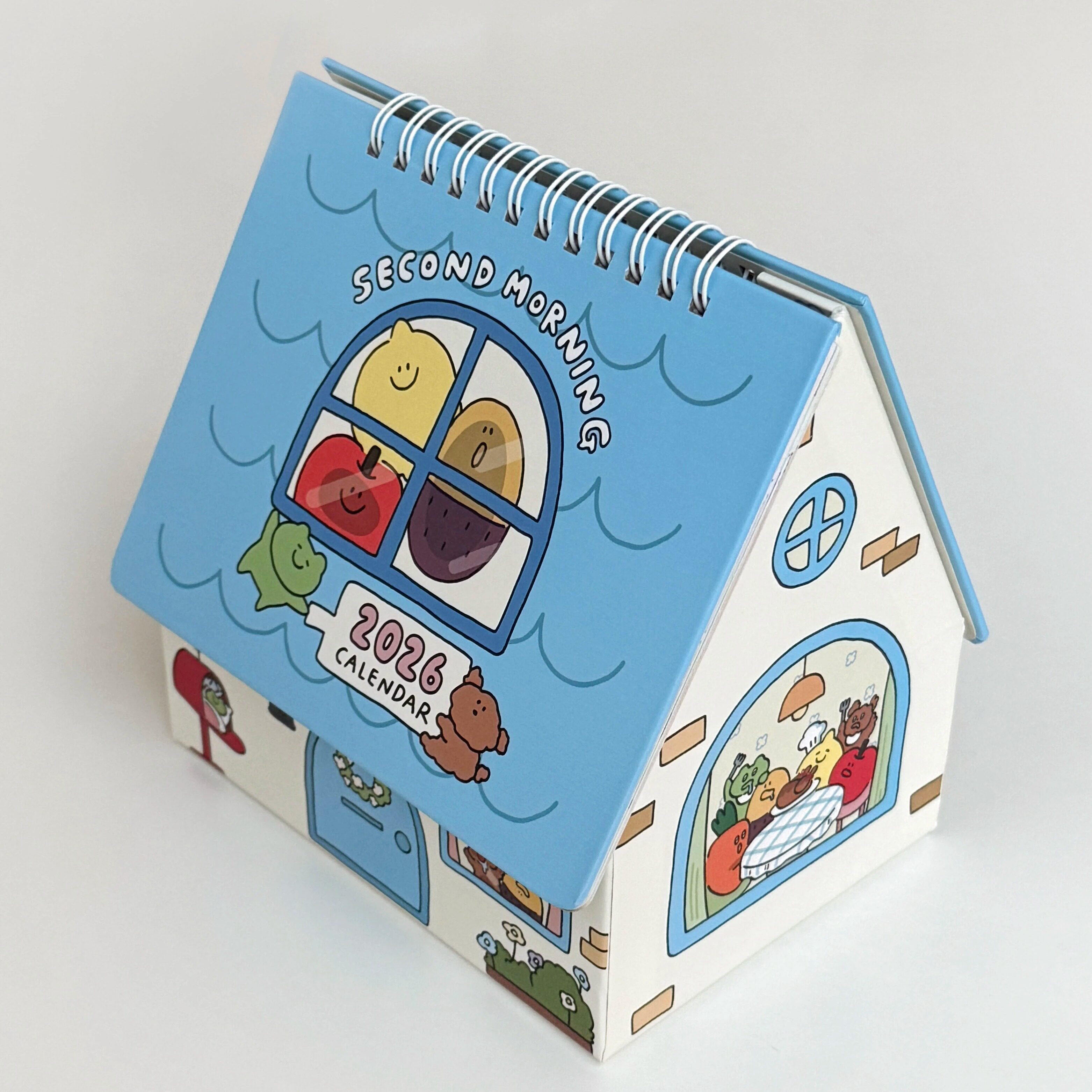 2026小房子记事台历月日历收纳盒