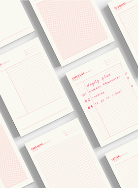 iplaybox小清新B5可撕便签拍纸本商务办公康奈尔记录本V.2升级版