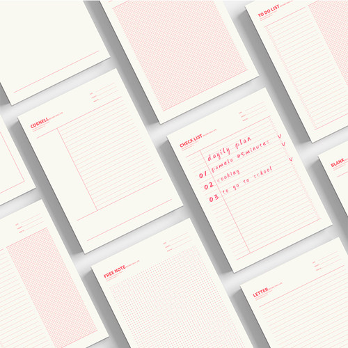 B5可撕便签本拍纸本康奈尔商务