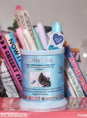 韩国thence美式复古收纳笔筒笔架学生桌面摆件杂物文具收纳盒ins