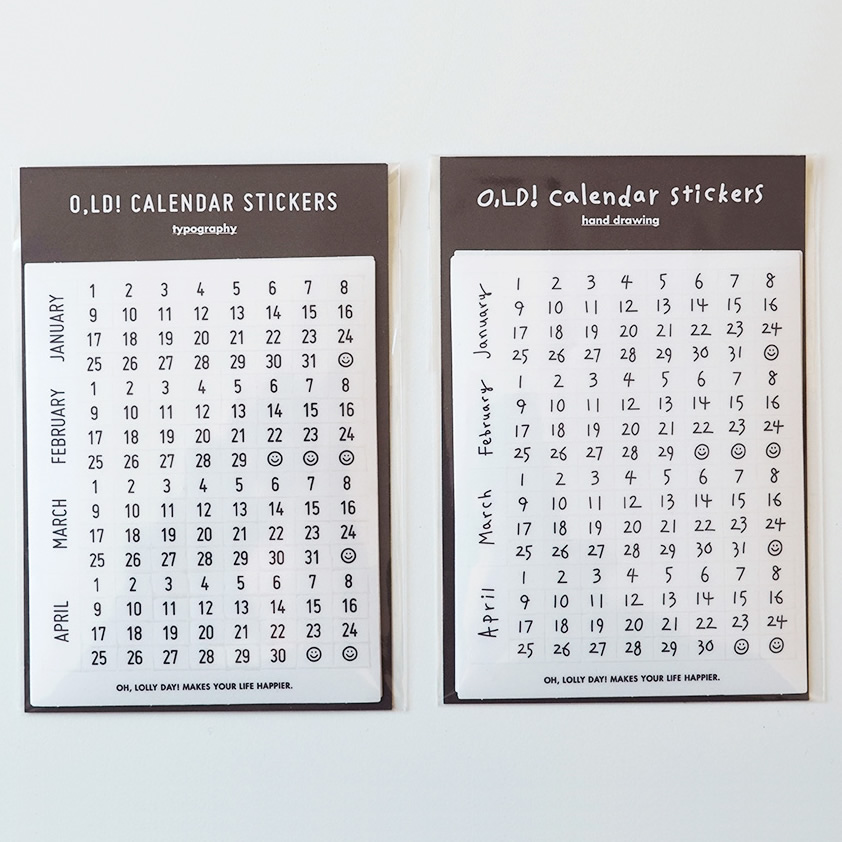 ohlollyday数字透明装饰标记贴纸