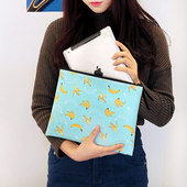 韩国with Alice小清新卡通皮革ins潮女手拿包9.7寸IPAD收纳手挽包