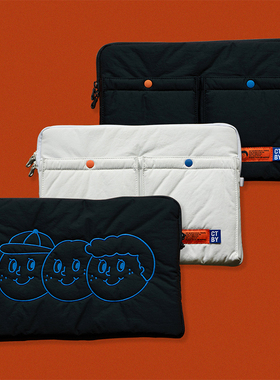 韩国ohlollyday小众柔软11寸iPad平板保护套macbook pro13/15寸华为联想苹果笔记本电脑包男女个性防摔内胆包