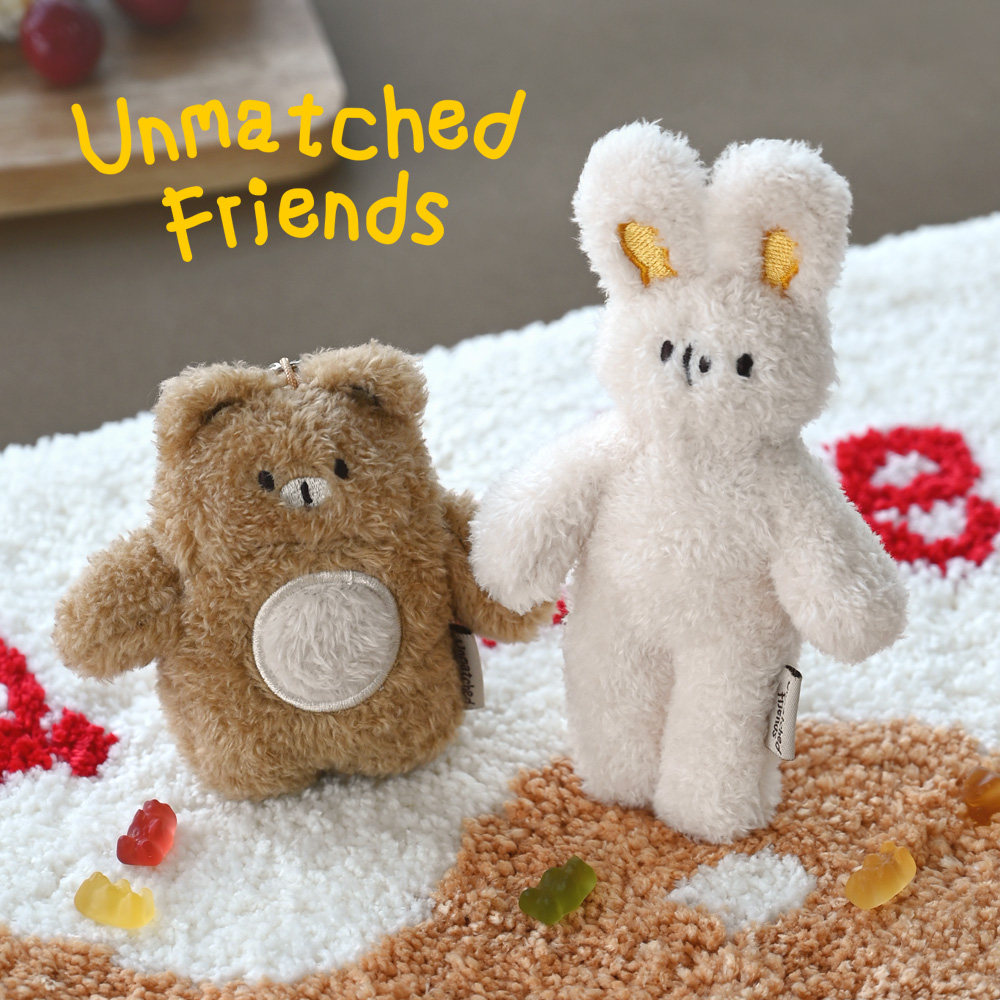 韩国正品钥匙扣可爱毛绒玩偶挂件