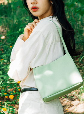 韩国ithinkso时尚纯色迷你单肩腋下包ins女休闲百搭便携手提小包