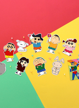 韩国flying whales可爱小新卡通异形节日祝福贺卡片信封贴纸套装