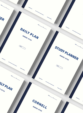 iplaybox简约A5刻度周计划商务办公记事本可撕笔记本康奈尔日记本