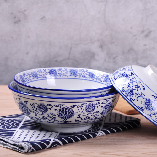 陶瓷汤碗面碗家用复古防烫大碗