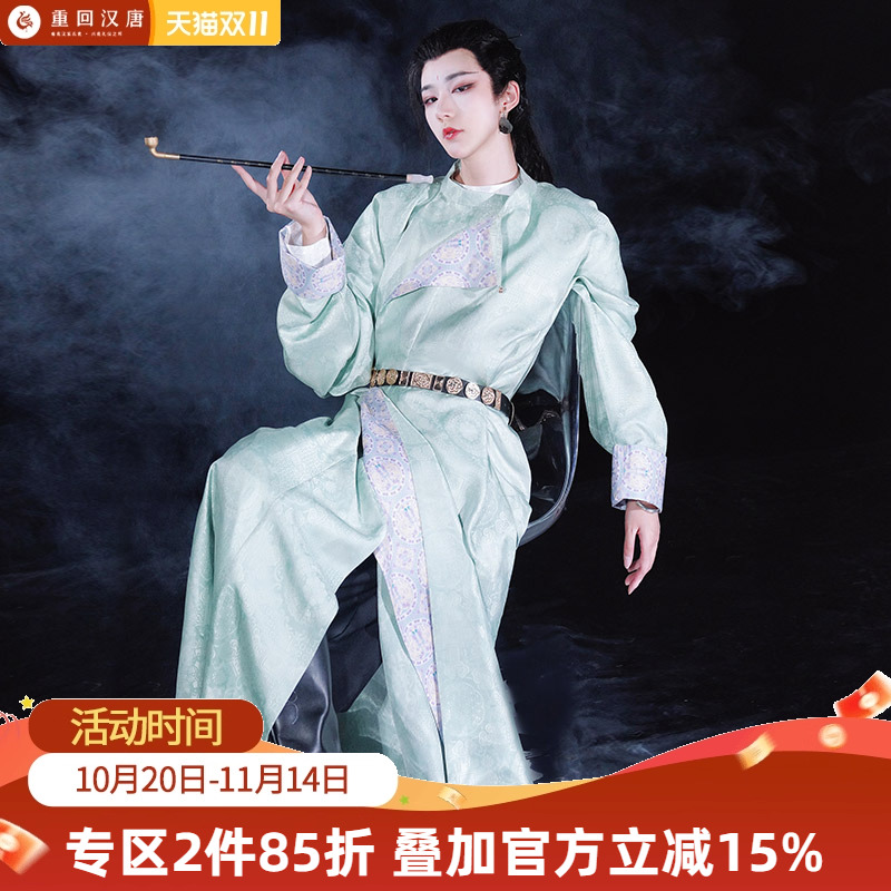 重回汉唐云霄原创圆领袍