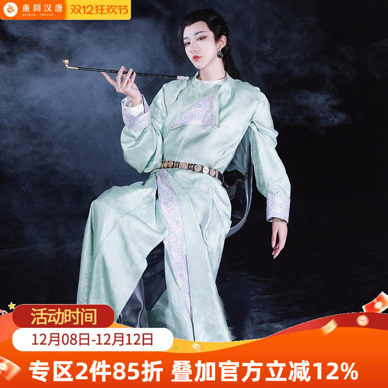 重回汉唐云霄原创圆领袍