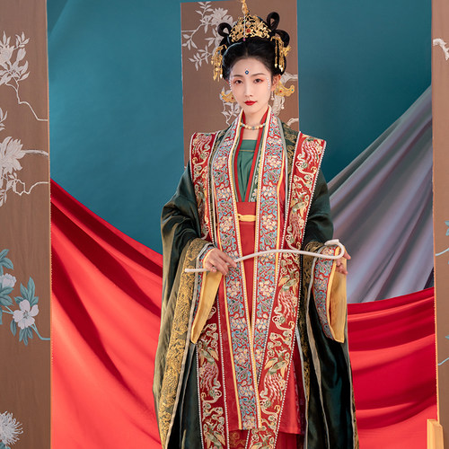 重回汉唐子衿宋制全套走秀华服