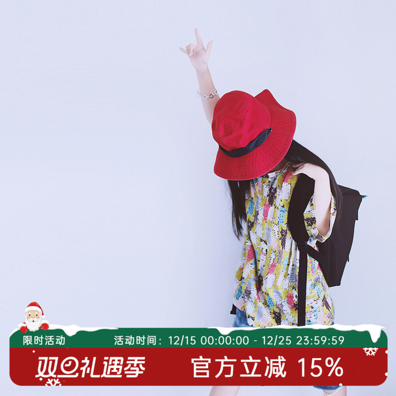 原创定制女童短袖t恤时尚洋气猫咪OVERSIZE中大童半袖上衣