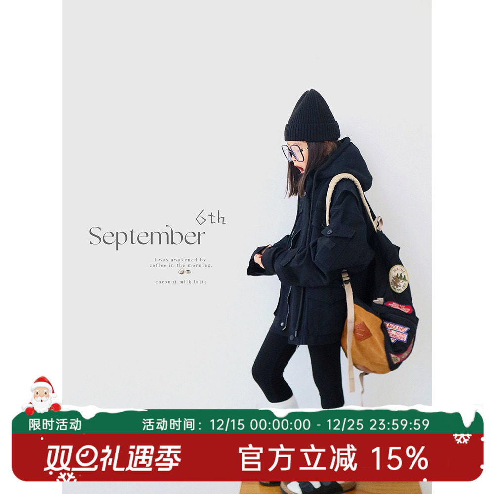 HANDE工装外套冲锋衣母女亲子