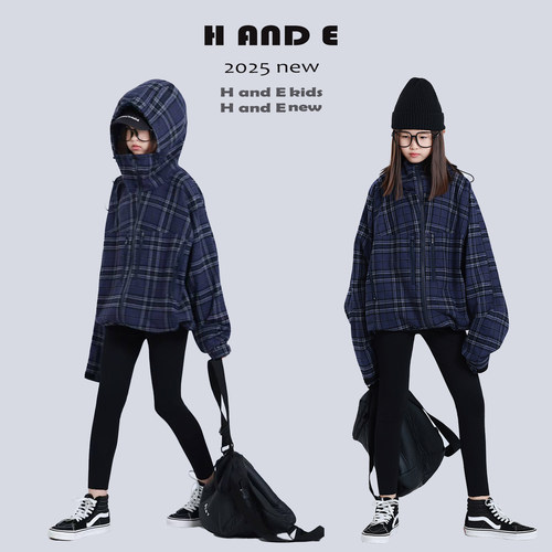 HANDE原创防风冲锋衣男童女童