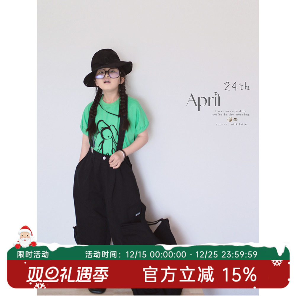 HANDE百搭时尚潮流印花短袖女