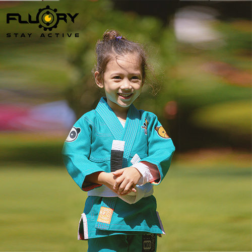 FLUORY火垒新款bjj巴西柔术道服儿童装武道服儿童柔道道服