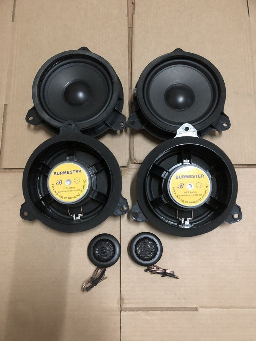 奔驰拆车柏林之声6.5寸扬声器汽车载二手喇叭中低音响无损改装件