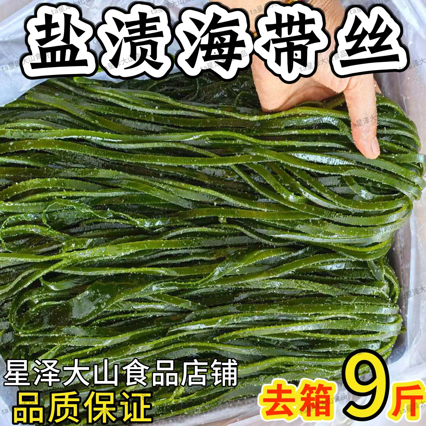 盐渍高质量凉拌海带丝整箱商用