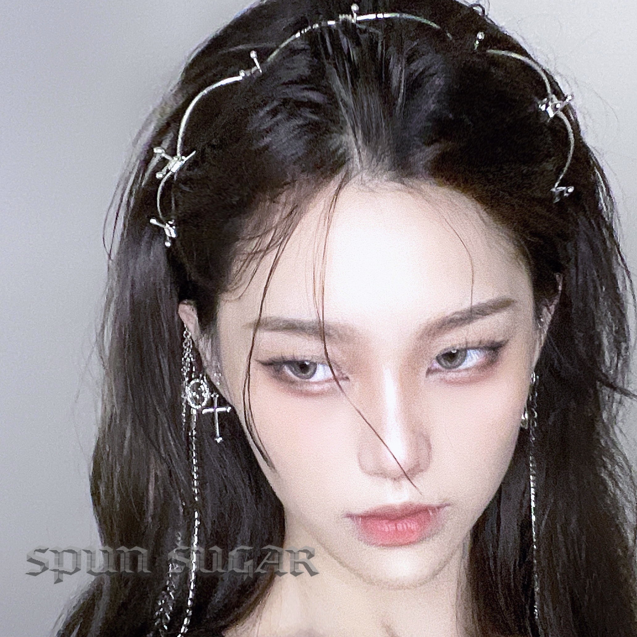 甜酷风辣妹荆棘小众设计头饰发箍