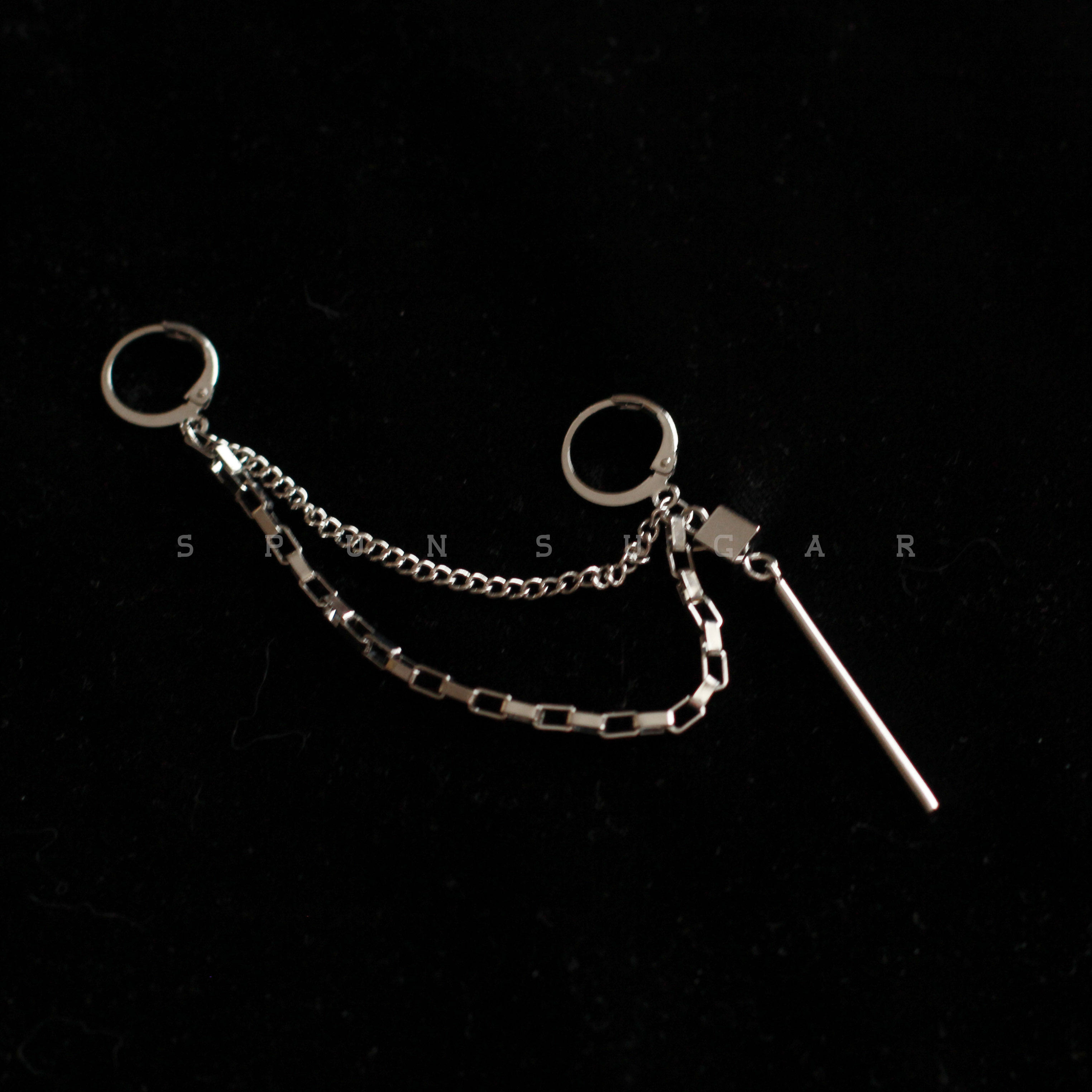 防弹少年团郑号锡耳环嘻哈连体