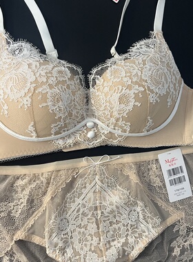 曼75A75B75C80B80C轻薄3/4杯蕾丝大胸显小无钢圈调整型20811136