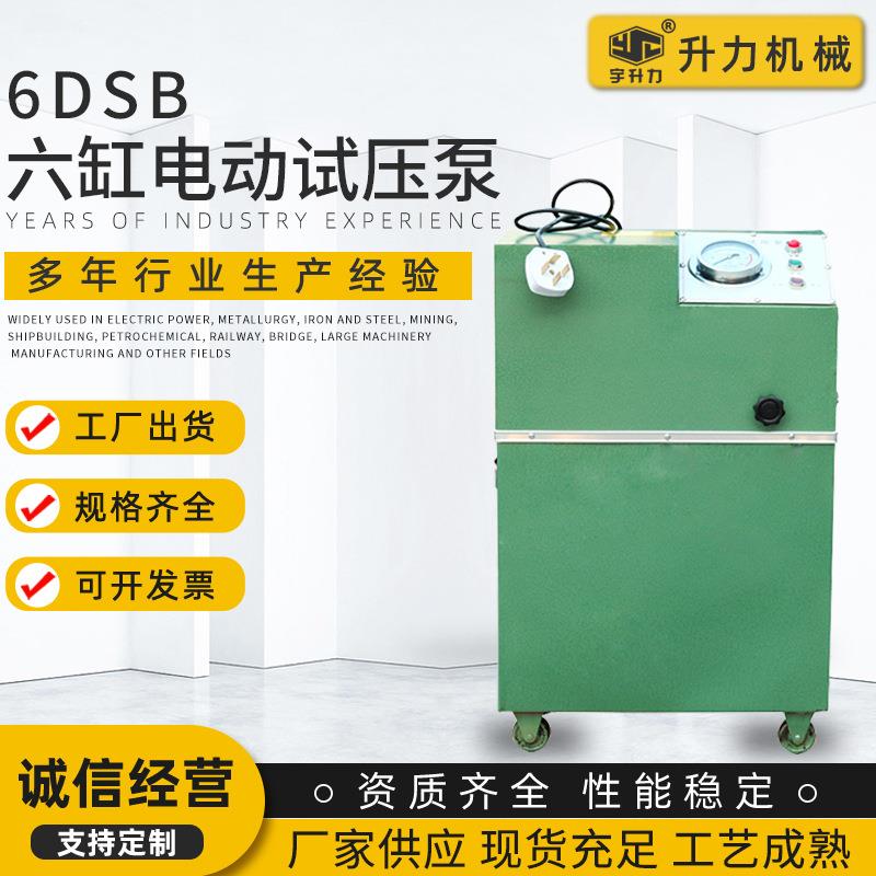 厂家供应6DSB六缸管道电动试压泵打压机厂家打压测漏仪