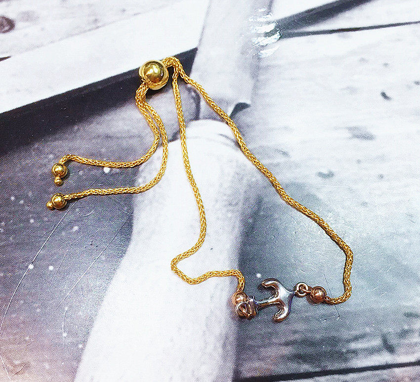 And so on arrival, 22K Anchors Anchors Bracelet Unlimited hand sizein the Jewelry/Diamond/Jade/Gold , K gold jewelry, Bracelets category - from Buy2taobao.com to provide professional Taobao agent buy service