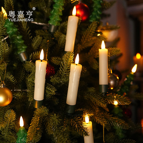 LED仿真杆蜡电子蜡烛灯烛光晚餐圣诞节万圣节派对装饰氛围灯