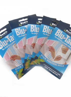 澳洲进口blue tack蓝丁胶无痕照片墙装饰结婚喜字挂画胶强力固定